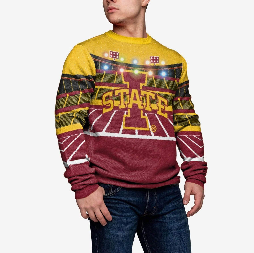 Iowa State Cyclones Light Up Bluetooth Sweater FOCO S - FOCO.com