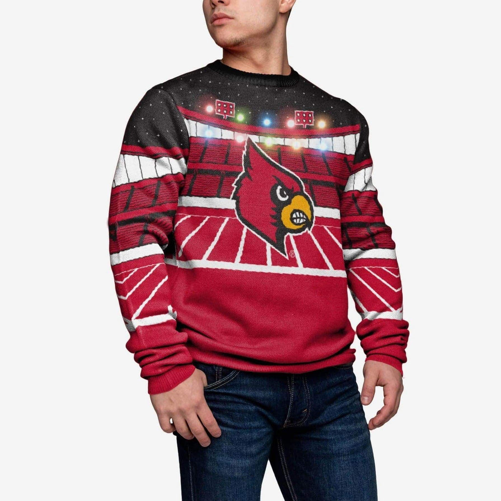 Louisville Cardinals Light Up Bluetooth Sweater FOCO S - FOCO.com