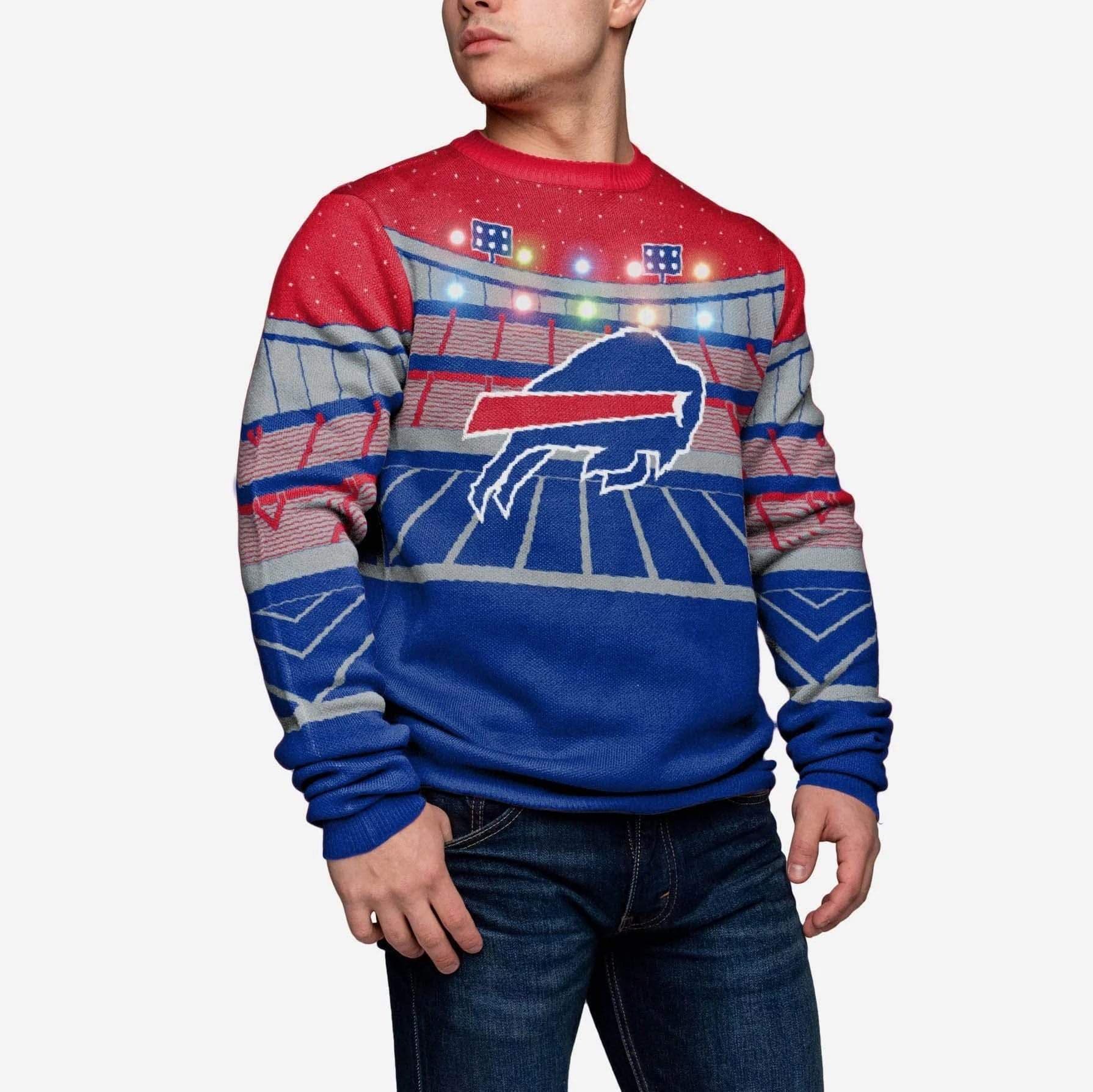 Buffalo Bills Light Up Bluetooth Sweater