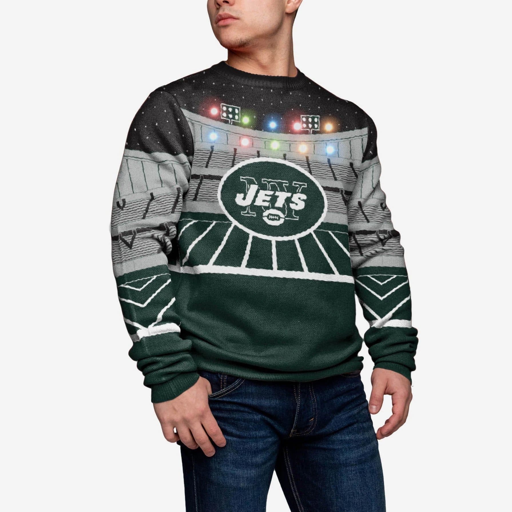 San Francisco 49ers Light Up Bluetooth Sweater FOCO