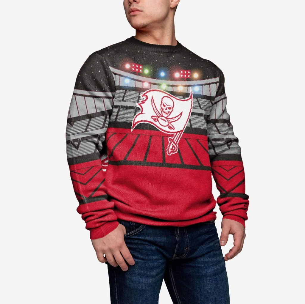 Tampa Bay Buccaneers Light Up Bluetooth Sweater FOCO S - FOCO.com