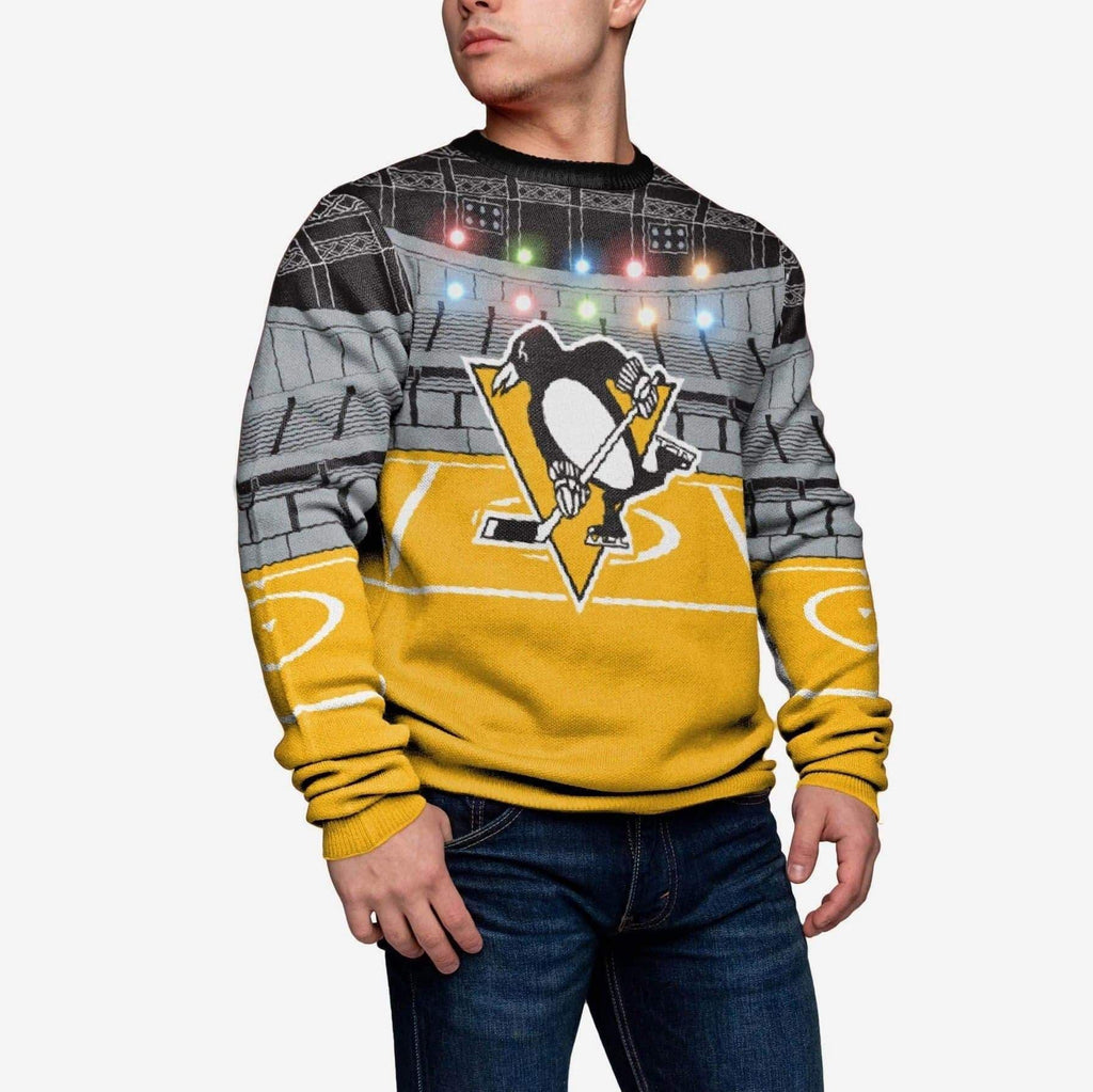 Pittsburgh Penguins Light Up Bluetooth Sweater FOCO S - FOCO.com