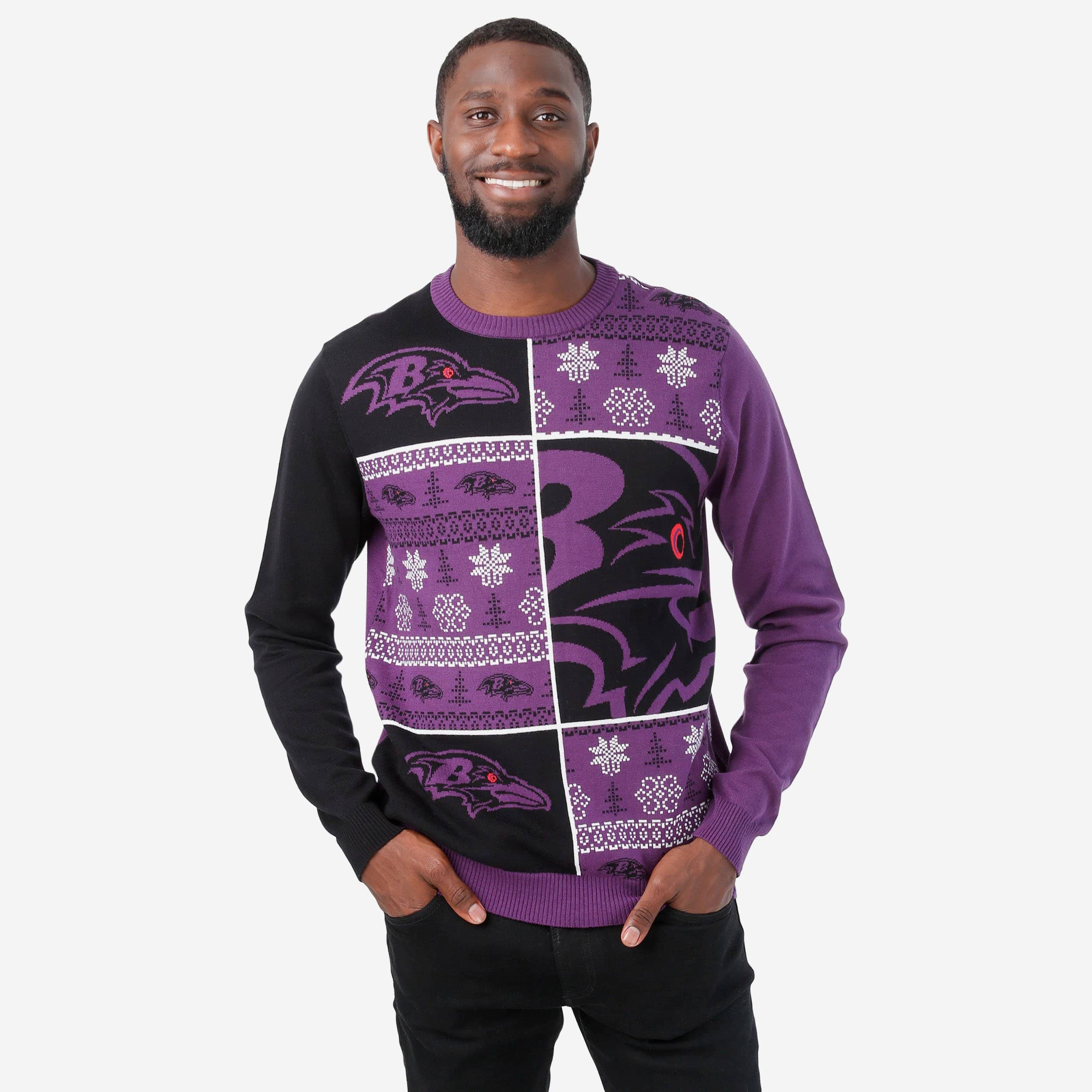 Baltimore Ravens Hoodie design snowflake for fans - 89 Sport shop