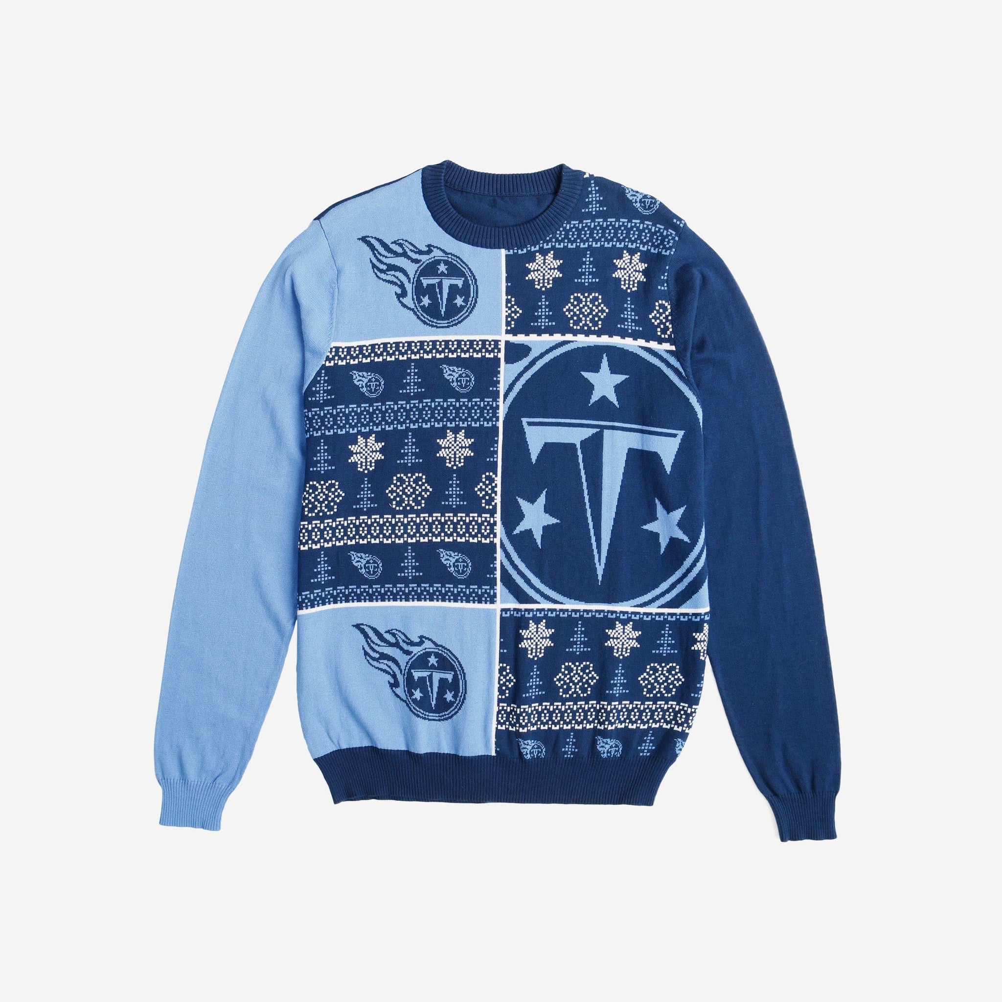 FOCO Tennessee Titans Busy Block NFL Ugly Sweater