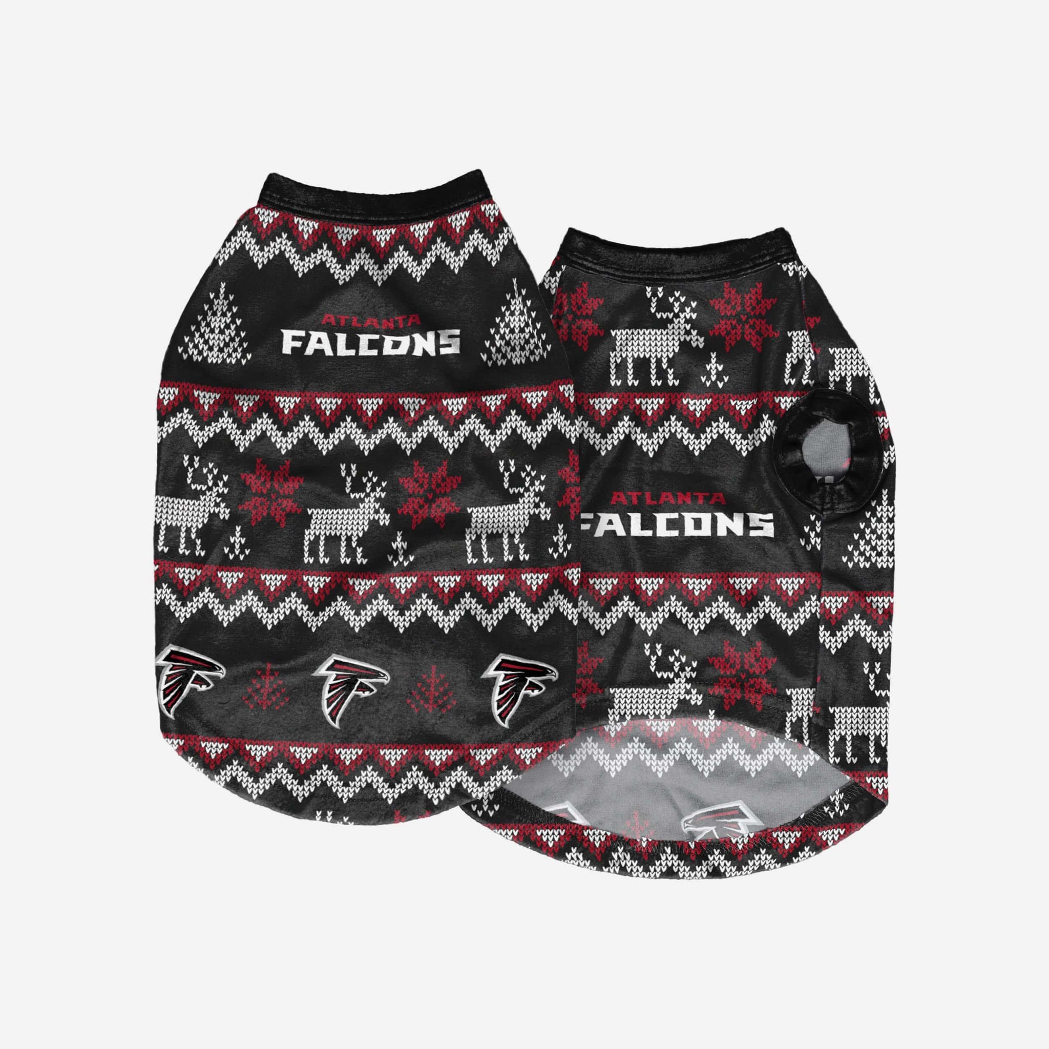 Atlanta Falcons Dog Family Holiday Ugly Sweater - M - Yahoo Shopping