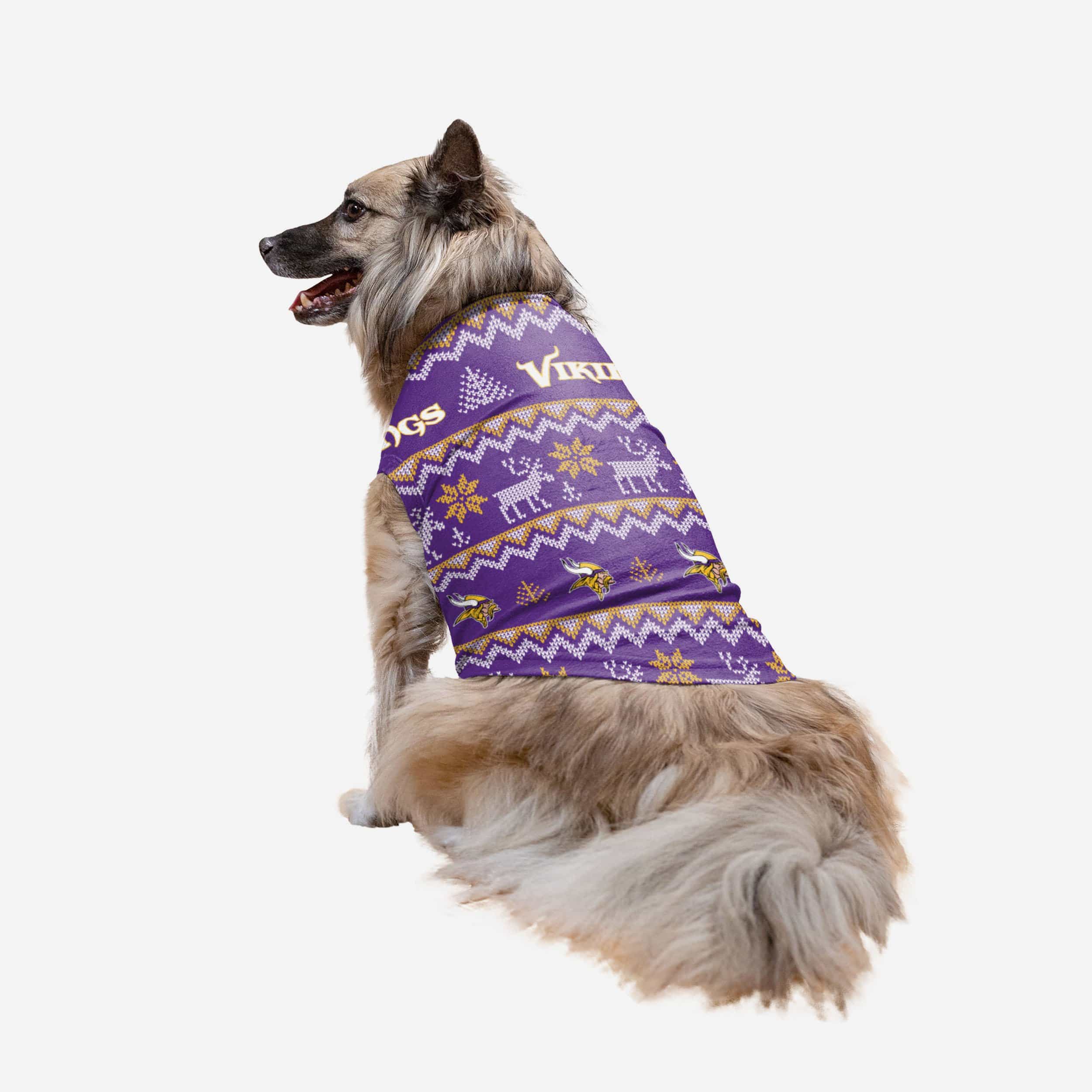 Pets First, Dog, Minnesota Vikings Dog Sweater