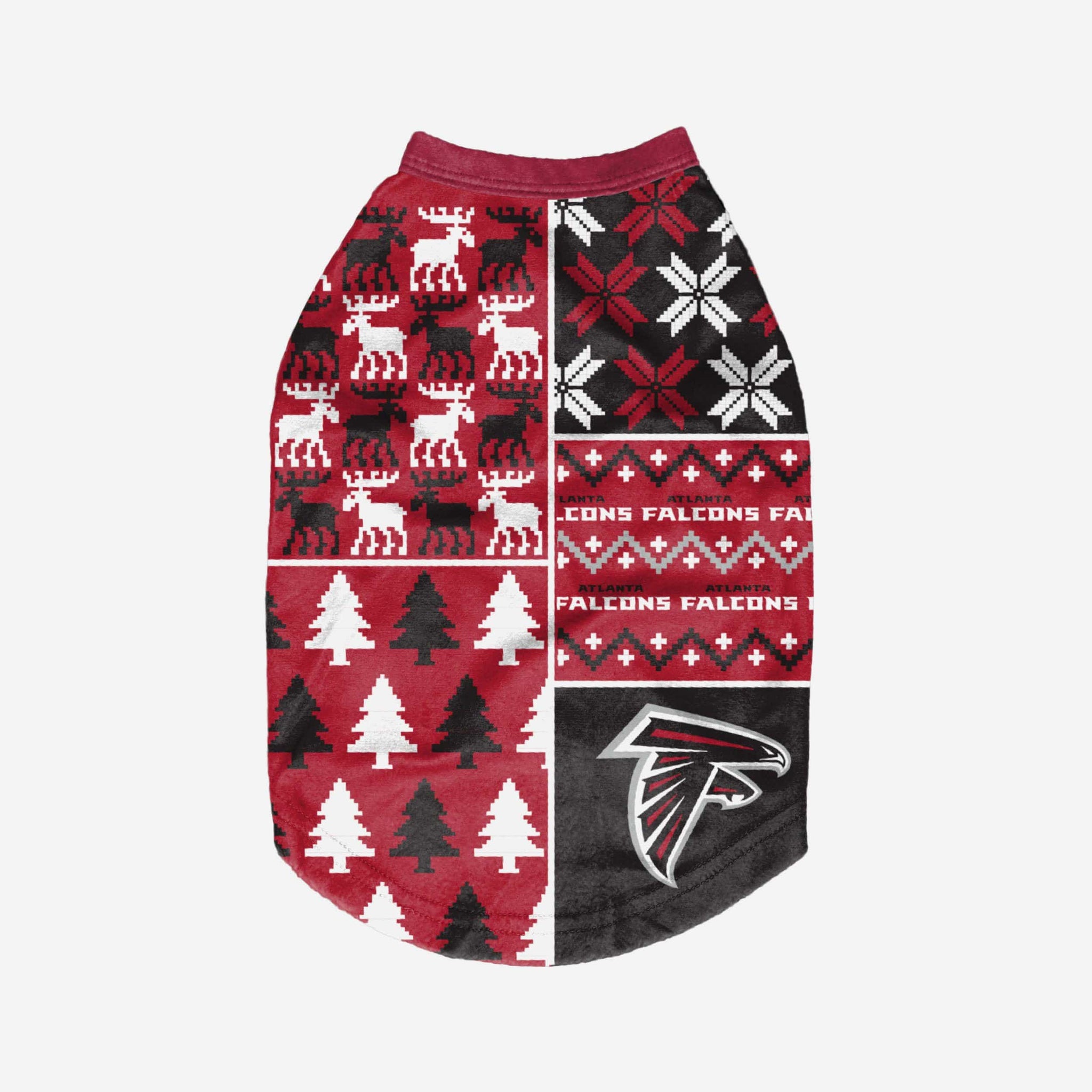 Atlanta Falcons Busy Block Dog Sweater, Size: M