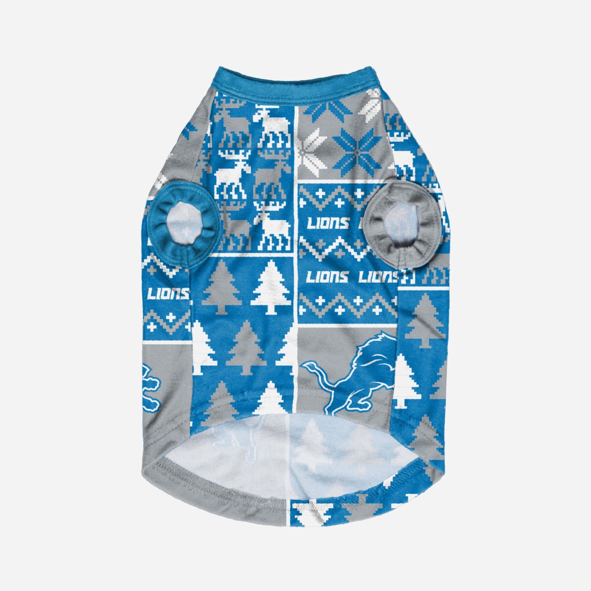 Detroit Lions Busy Block Snowfall Sweater FOCO