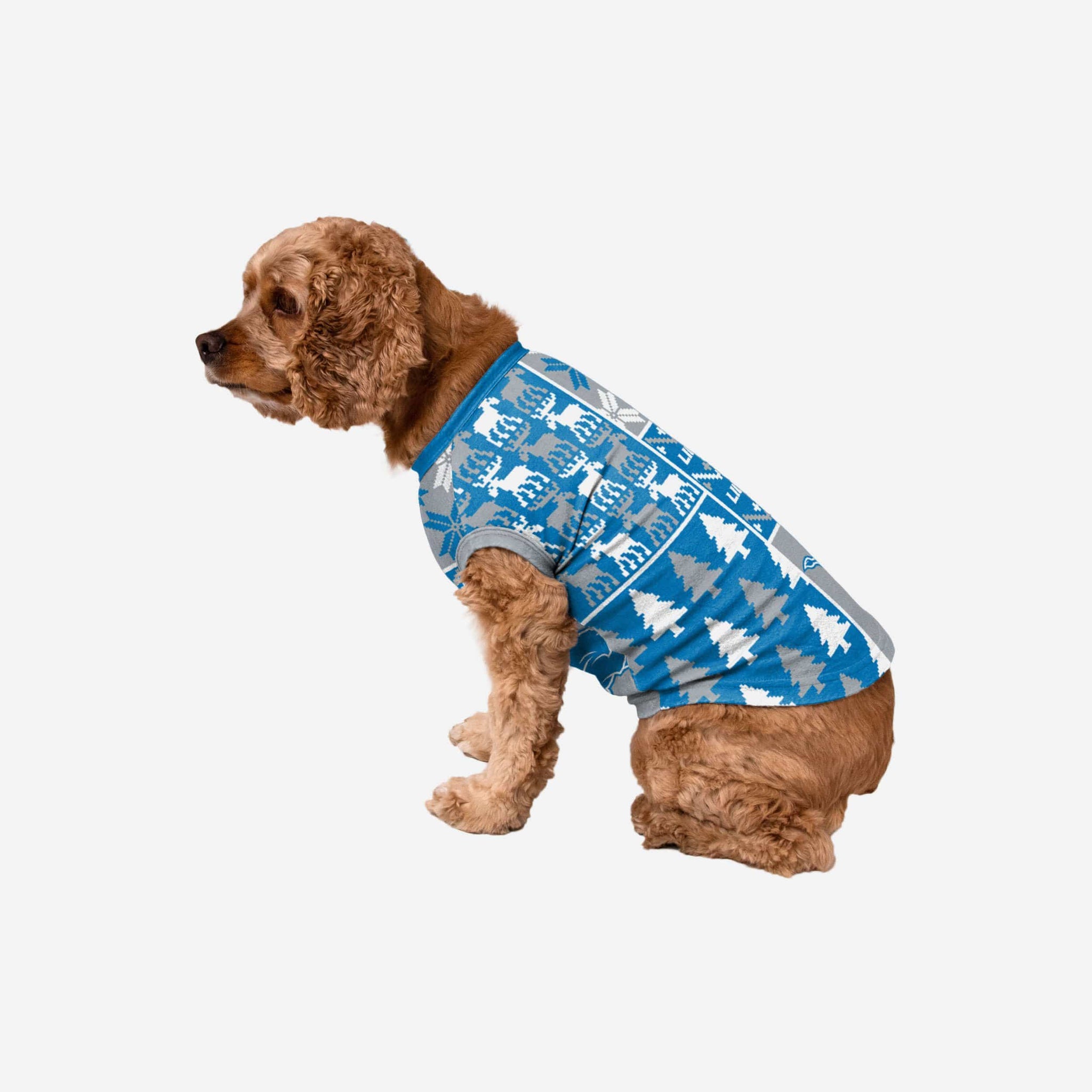 Detroit Lions Busy Block Dog Sweater FOCO
