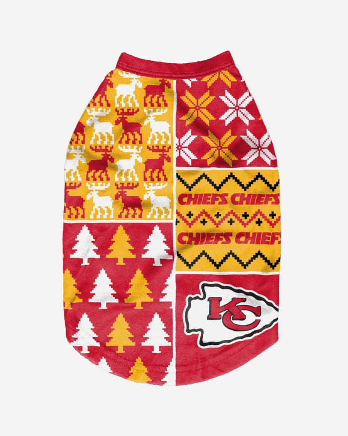 Kansas City Chiefs Busy Block Dog Sweater FOCO - FOCO.com