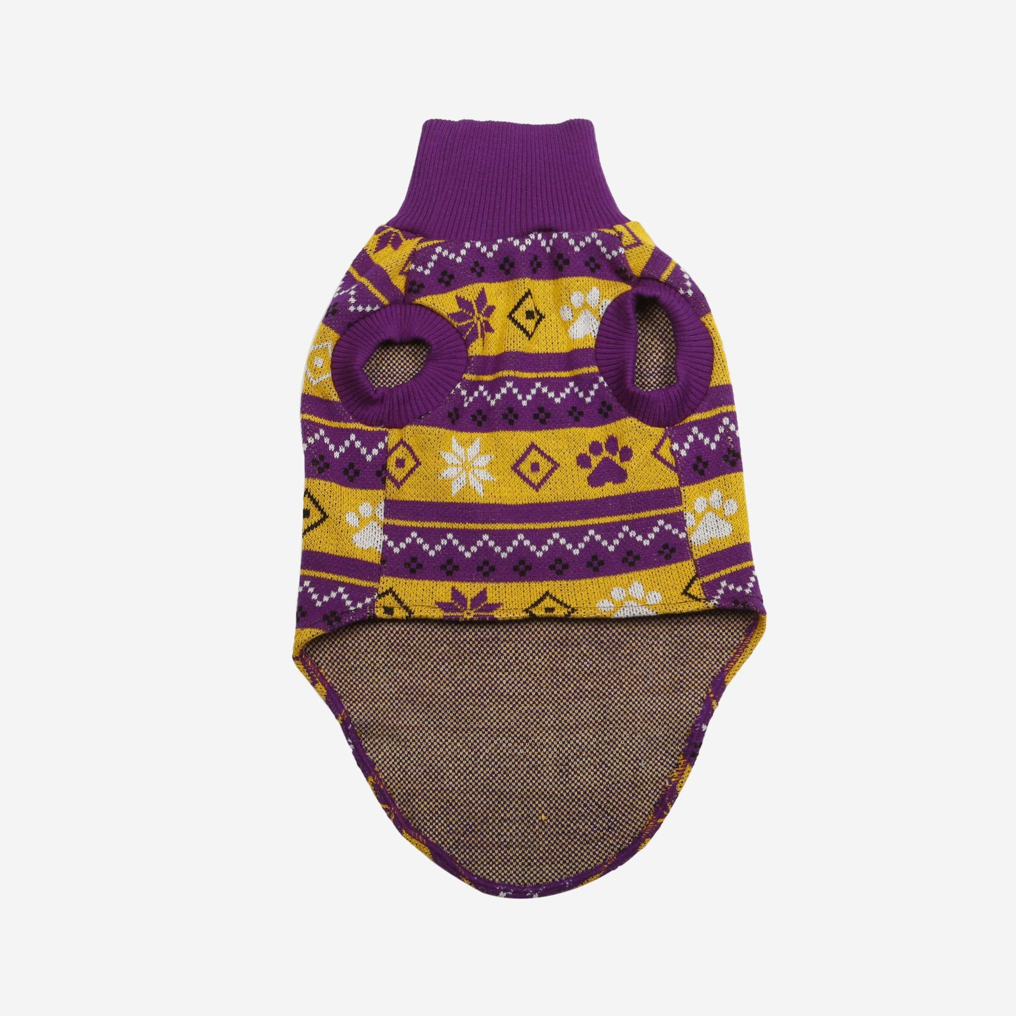 Minnesota Vikings Holiday Wordmark Dog Sweater