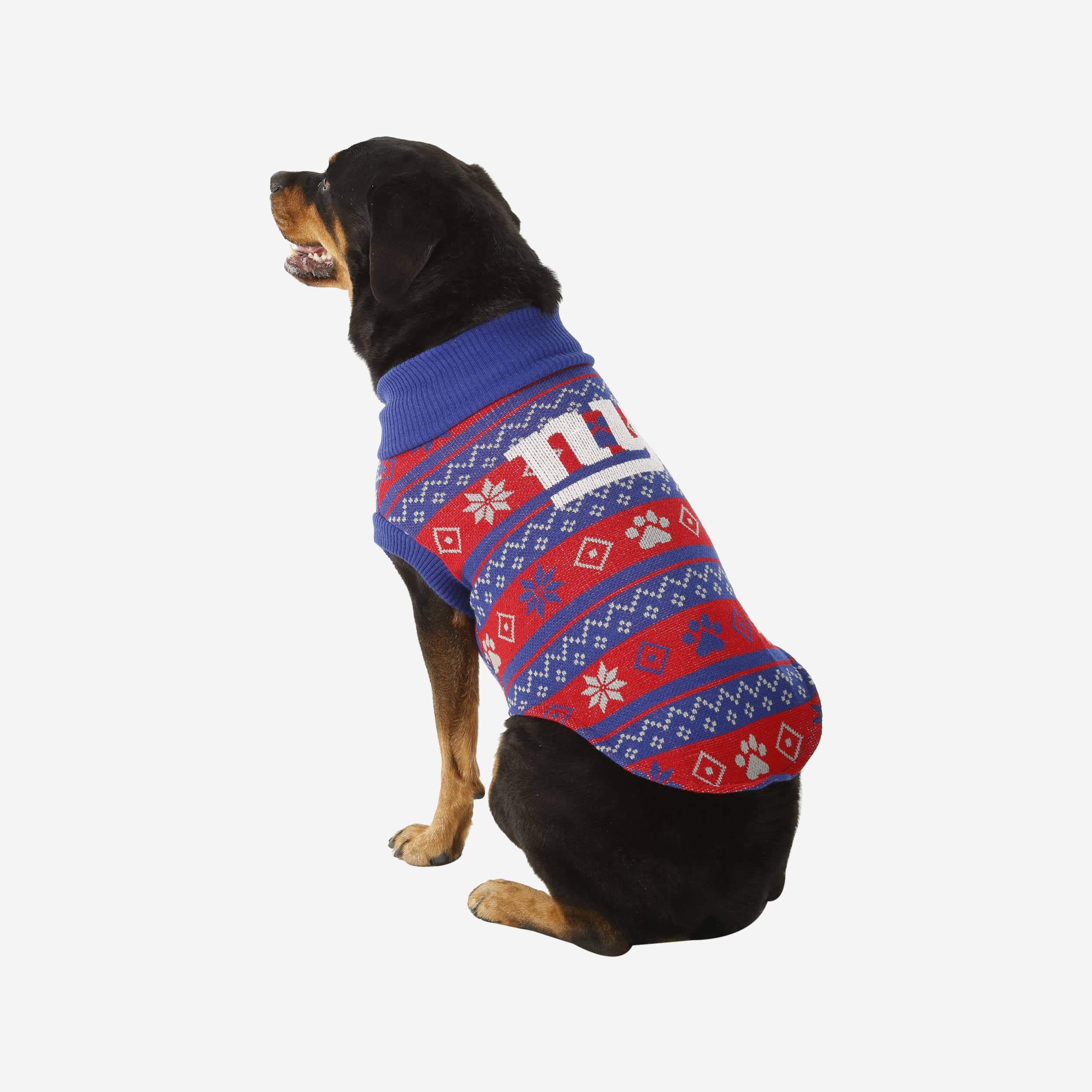 FOCO San Francisco 49ers Reversible Holiday Dog Sweater