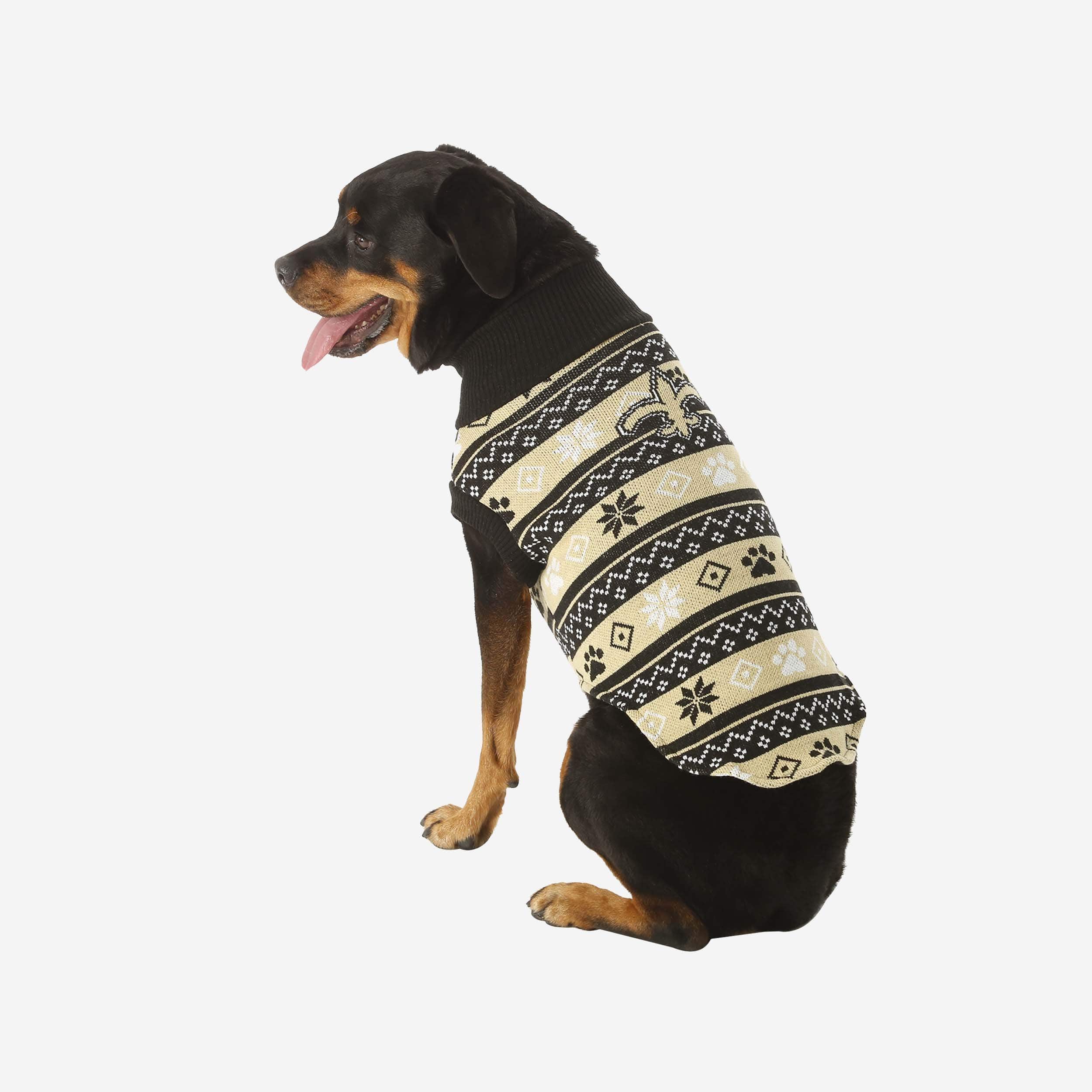 Pittsburgh Steelers NFL Knitted Holiday Dog Sweater