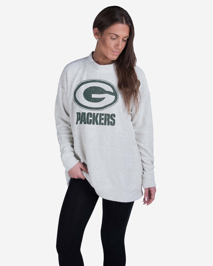 Green Bay Packers Womens Oversized Comfy Sweater FOCO - FOCO.com