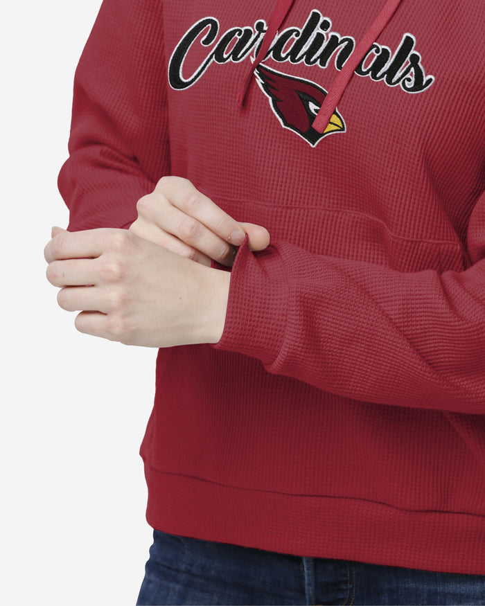 Arizona Cardinals Womens Waffle Lounge Sweater FOCO - FOCO.com