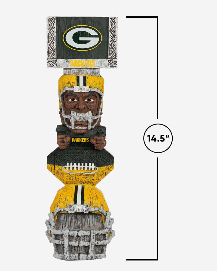 Green Bay Packers Tiki Totem Figurine FOCO - FOCO.com