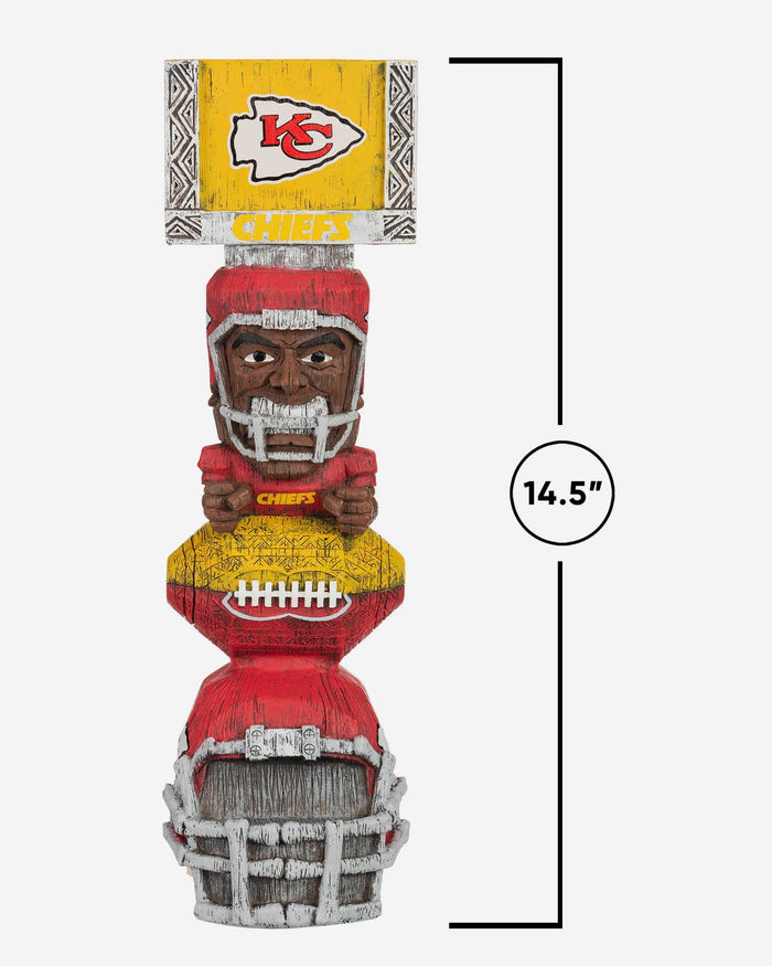 Kansas City Chiefs Tiki Totem Figurine FOCO - FOCO.com