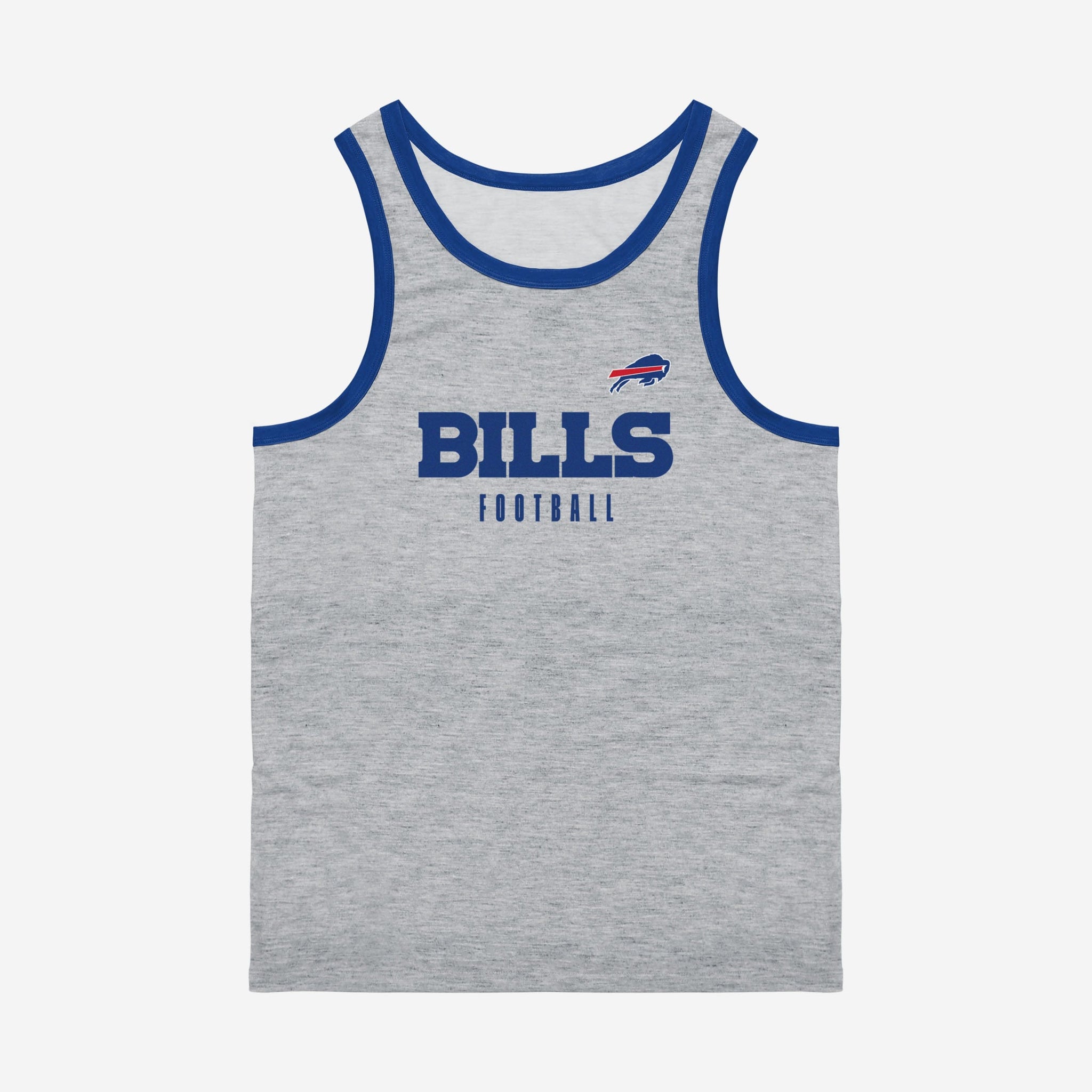 Buffalo Bills NFL Mens Gray Wordmark Sleeveless Top