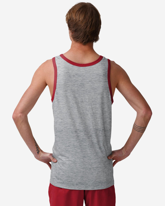 Tampa Bay Buccaneers Gray Wordmark Sleeveless Top FOCO - FOCO.com