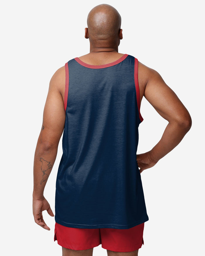 New England Patriots Solid Wordmark Sleeveless Top FOCO - FOCO.com