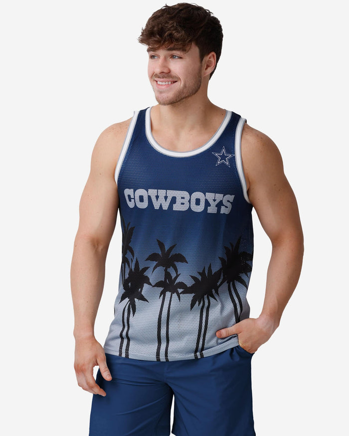 Dallas Cowboys Sunset Sleeveless Top FOCO S - FOCO.com