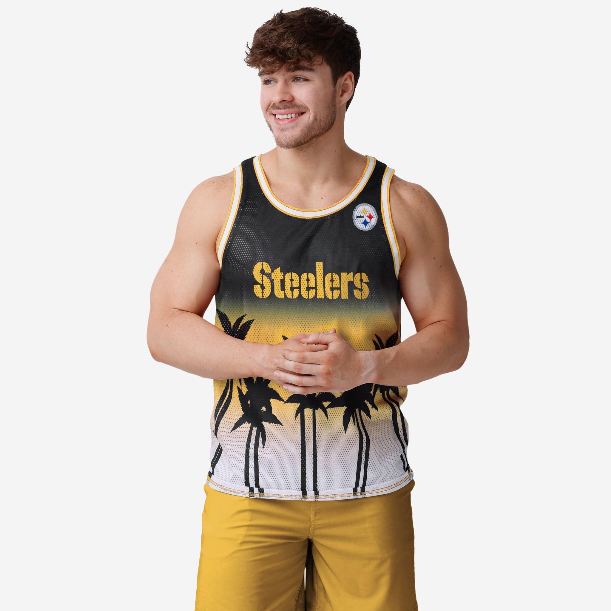 Pittsburgh Steelers Sunset Sleeveless Top FOCO