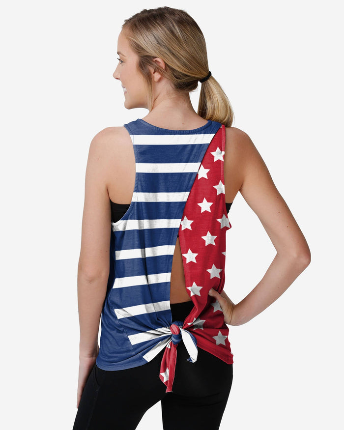 Philadelphia Phillies Womens Americana Tie-Breaker Sleeveless Top FOCO S - FOCO.com