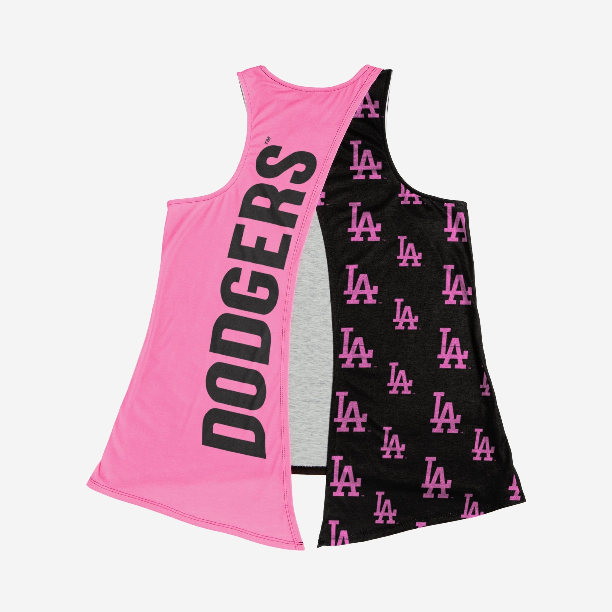 FOCO Los Angeles Dodgers MLB Womens Tie-Breaker Sleeveless Top