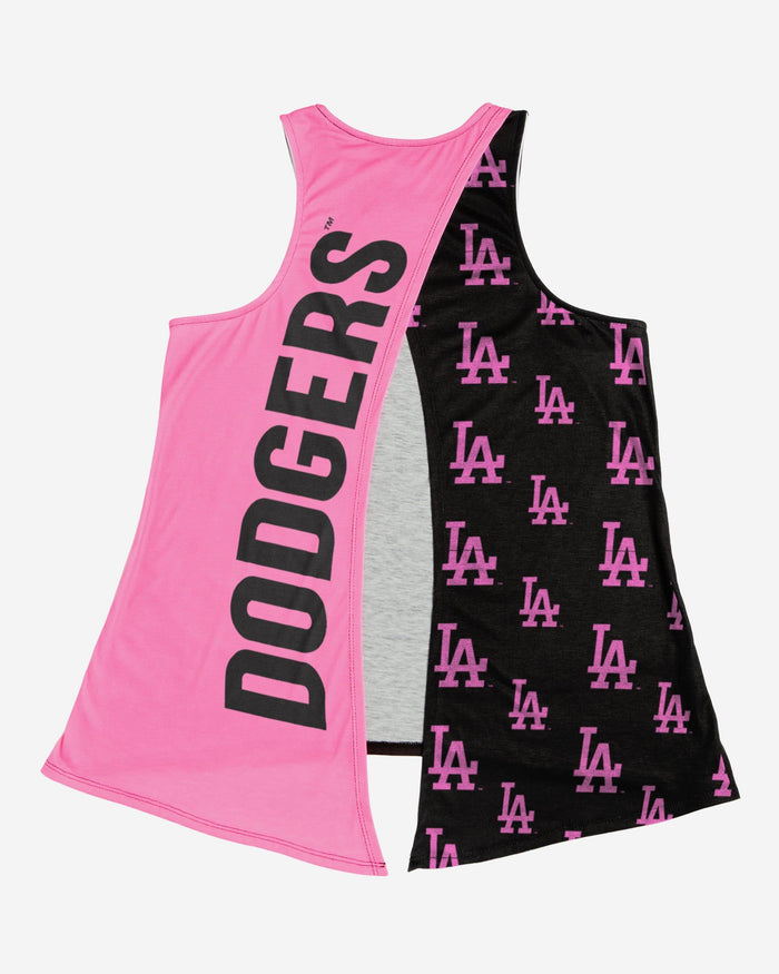 Los Angeles Dodgers Womens Highlights Tie-Breaker Sleeveless Top FOCO - FOCO.com