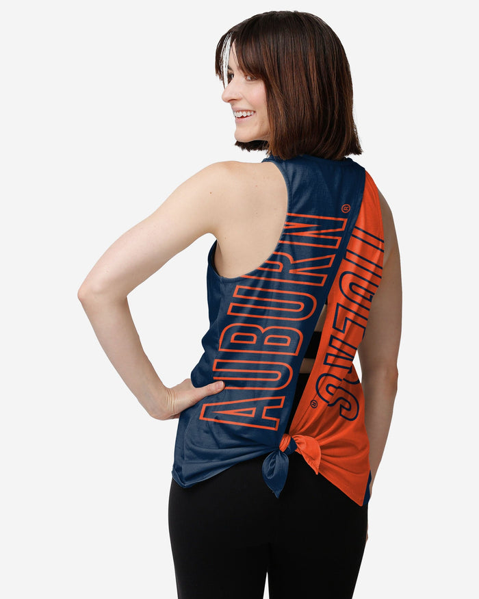 Auburn Tigers Womens Tie-Breaker Sleeveless Top FOCO S - FOCO.com