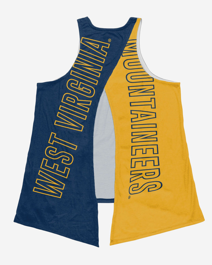 West Virginia Mountaineers Womens Tie-Breaker Sleeveless Top FOCO - FOCO.com