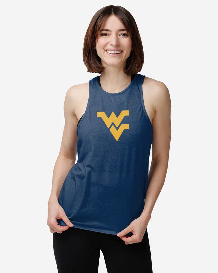 West Virginia Mountaineers Womens Tie-Breaker Sleeveless Top FOCO - FOCO.com