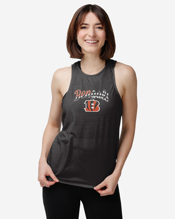 Cincinnati Bengals Womens Americana Tie-Breaker Sleeveless Top FOCO - FOCO.com