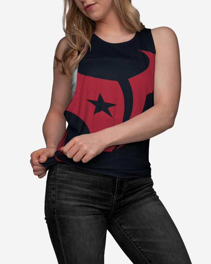 Houston Texans Womens Side-Tie Sleeveless Top FOCO - FOCO.com