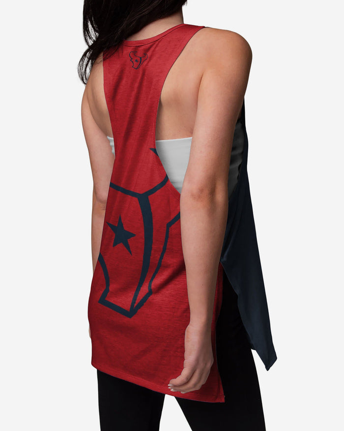 Houston Texans Womens Side-Tie Sleeveless Top FOCO - FOCO.com