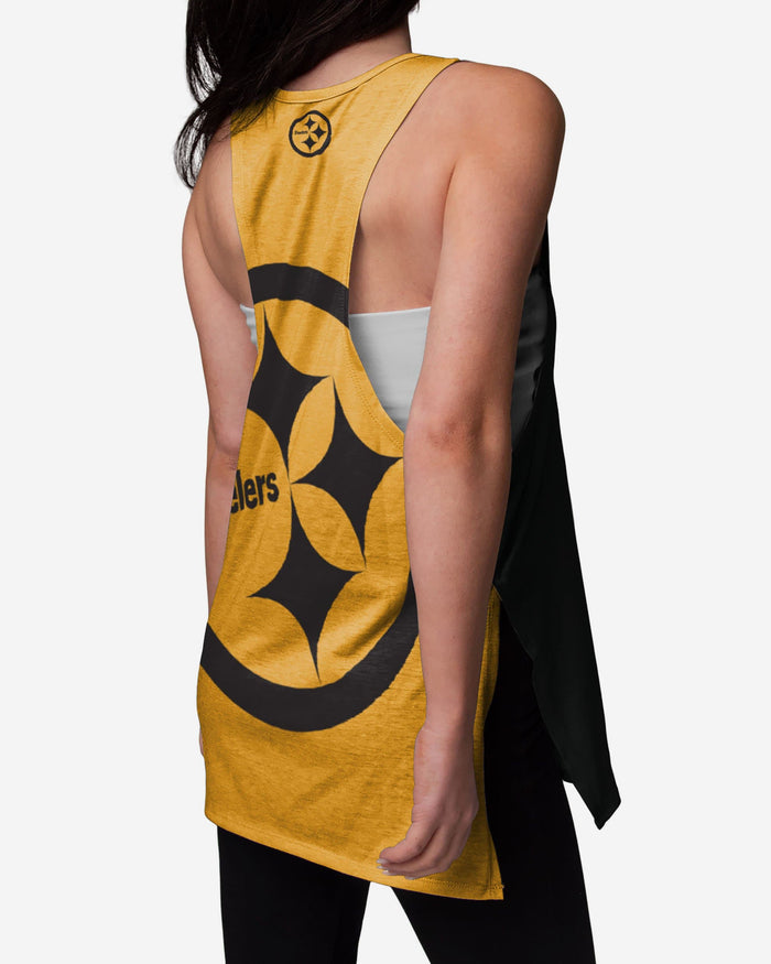 Pittsburgh Steelers Womens Side-Tie Sleeveless Top FOCO - FOCO.com