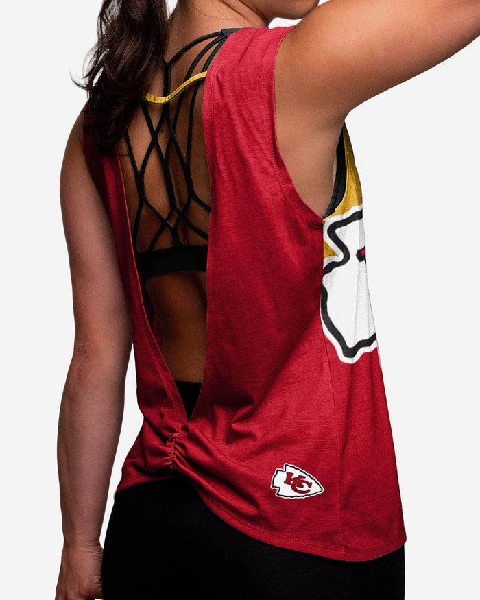 Kansas City Chiefs Womens Strapped V-Back Sleeveless Top FOCO - FOCO.com