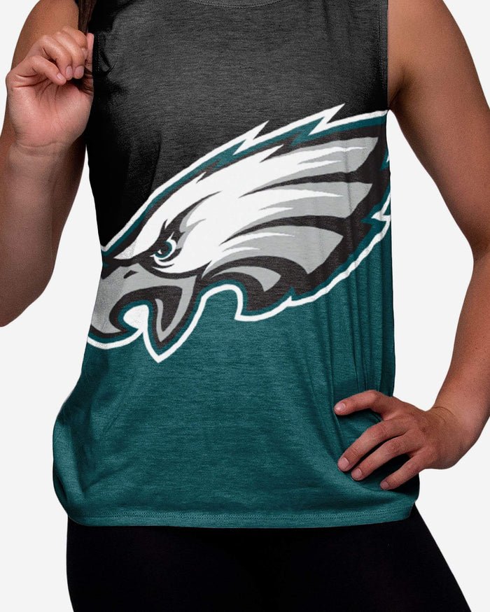 Philadelphia Eagles Womens Strapped V-Back Sleeveless Top FOCO - FOCO.com