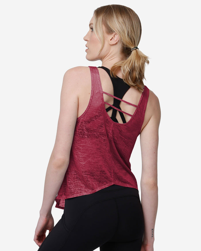 Arizona Cardinals Womens Burn Out Sleeveless Top FOCO - FOCO.com