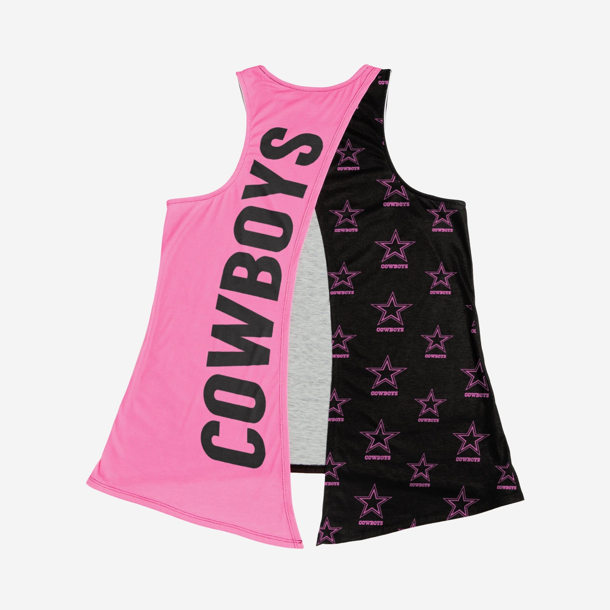 FOCO Dallas Cowboys NFL Womens Highlights Tie-Breaker Sleeveless Top