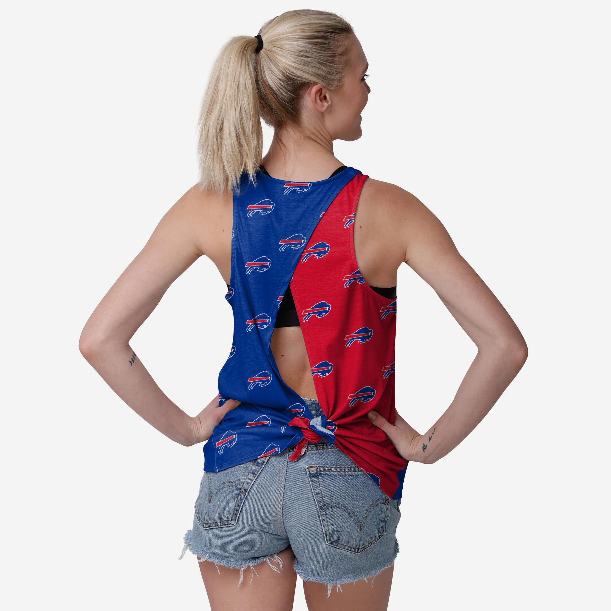 Buffalo Bills Womens Tie-Breaker Sleeveless Top FOCO