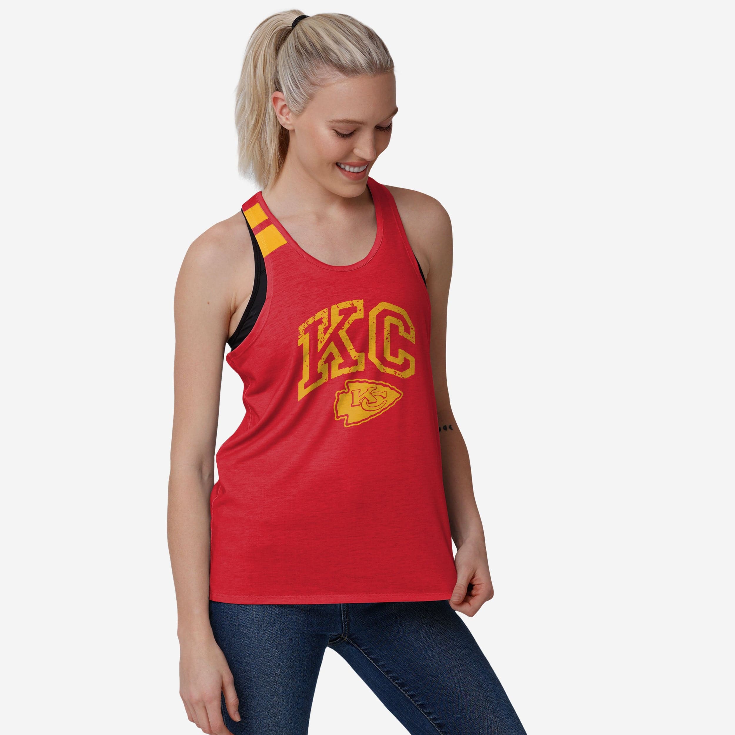 Chicago Cubs Womens Team Twist Sleeveless Top FOCO