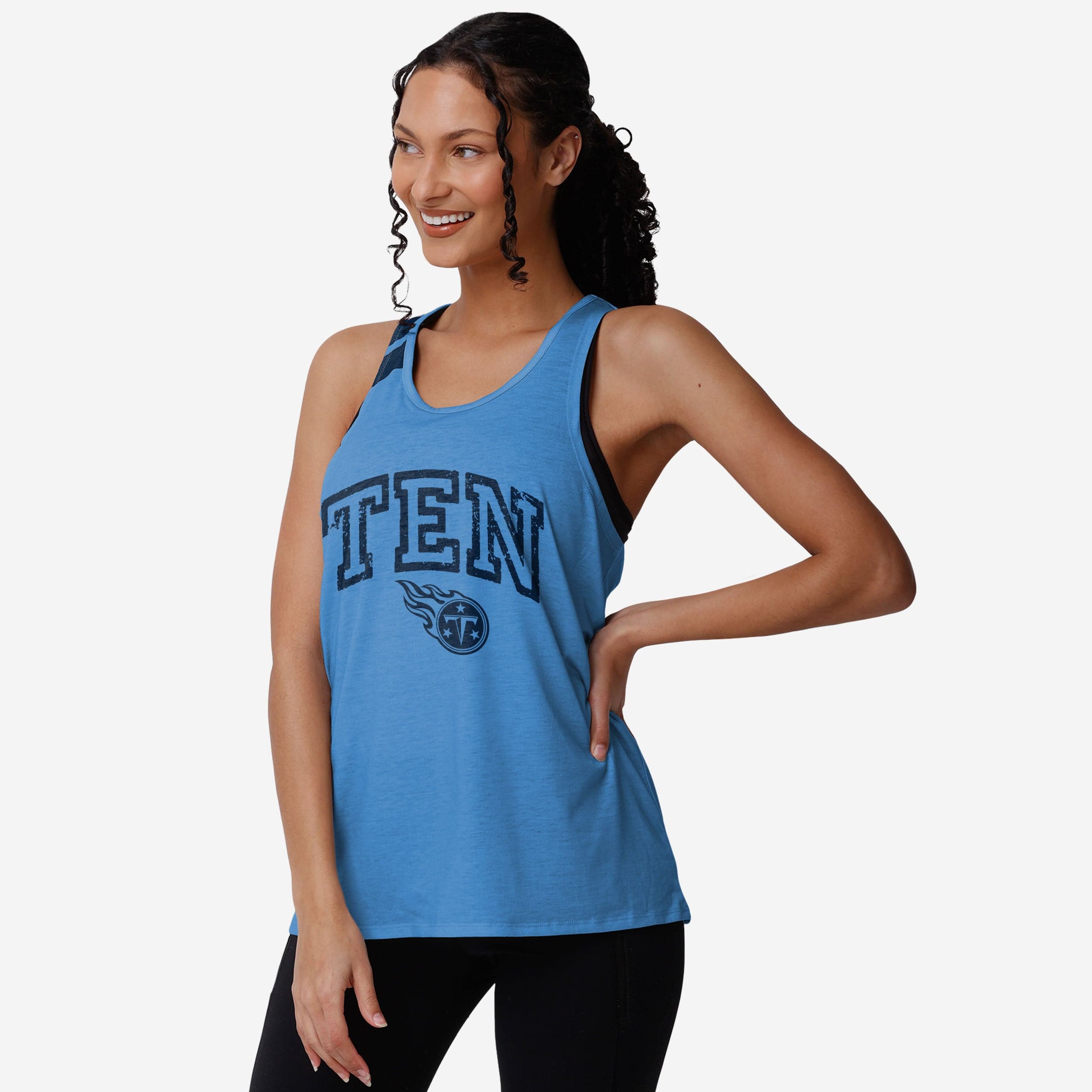 foco, Tops, Foco Tennessee Titans Side Tie Tank Top