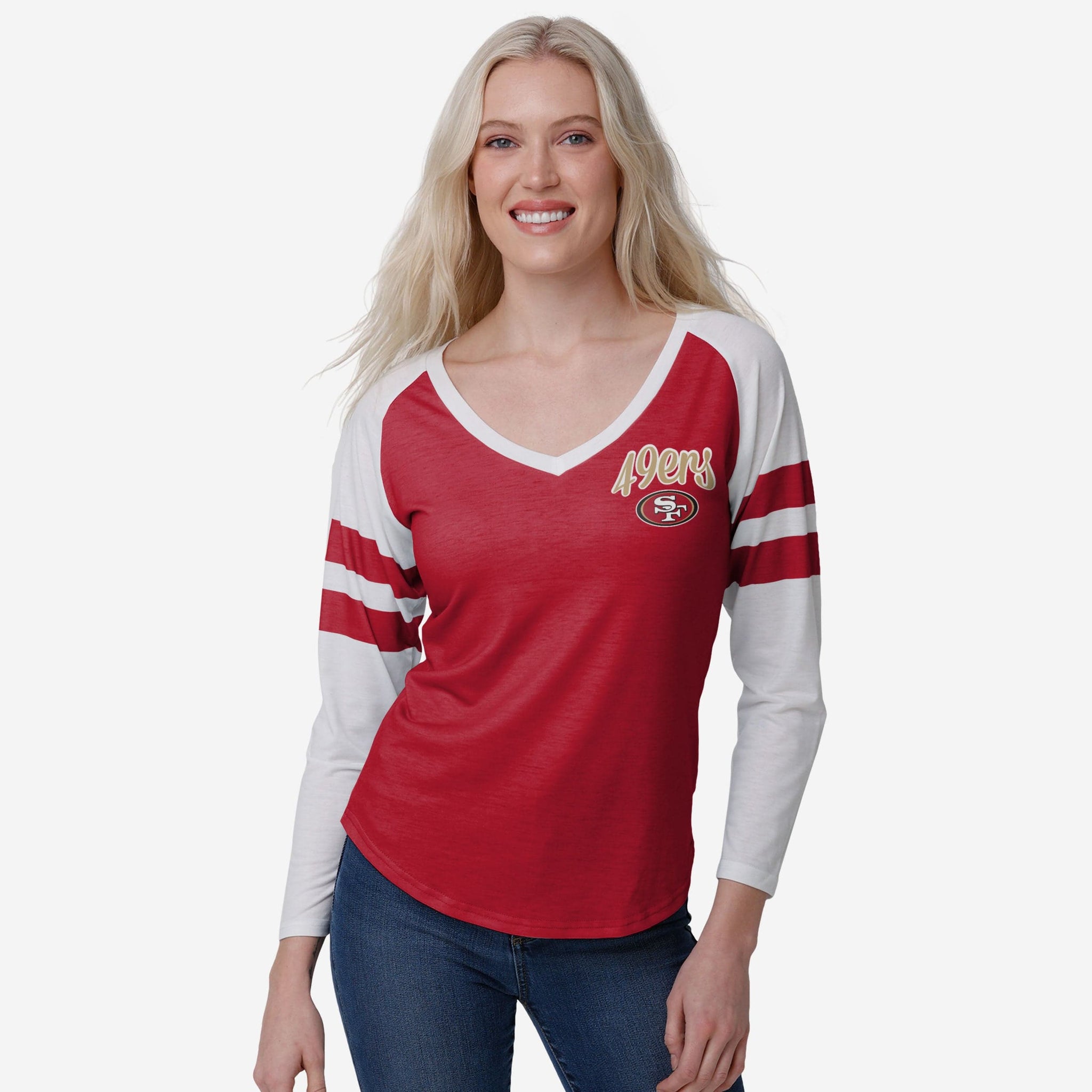 Portland Mavericks Word Mark Logo T-Shirt Women's Red