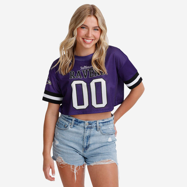 Chicago Bears Womens Gameday Mesh Crop Top FOCO