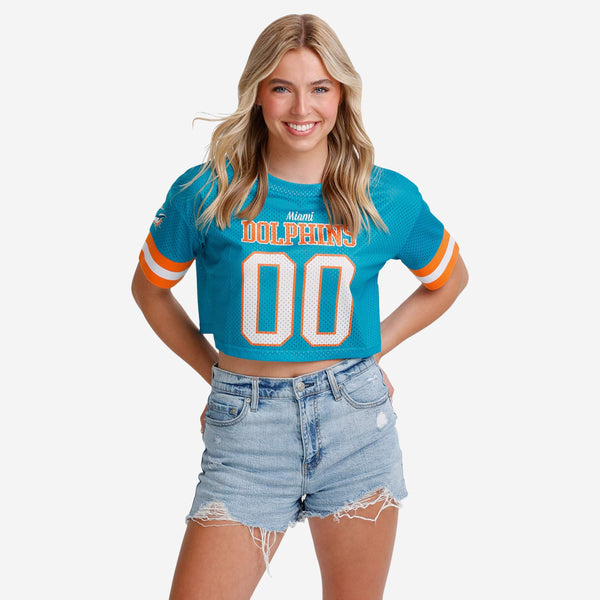 FOCO Miami Dolphins NFL Womens Cold Shoulder T-Shirt