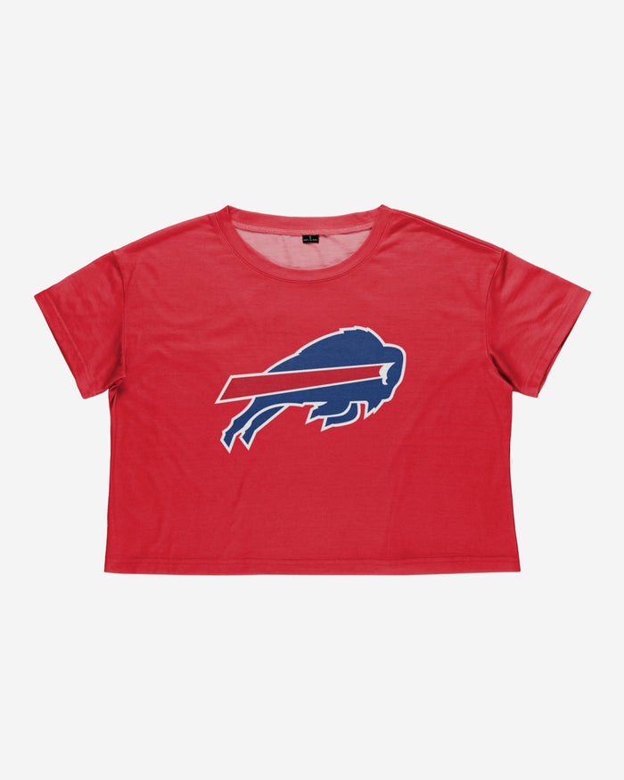 Buffalo Bills Womens Alternate Team Color Crop Top FOCO - FOCO.com