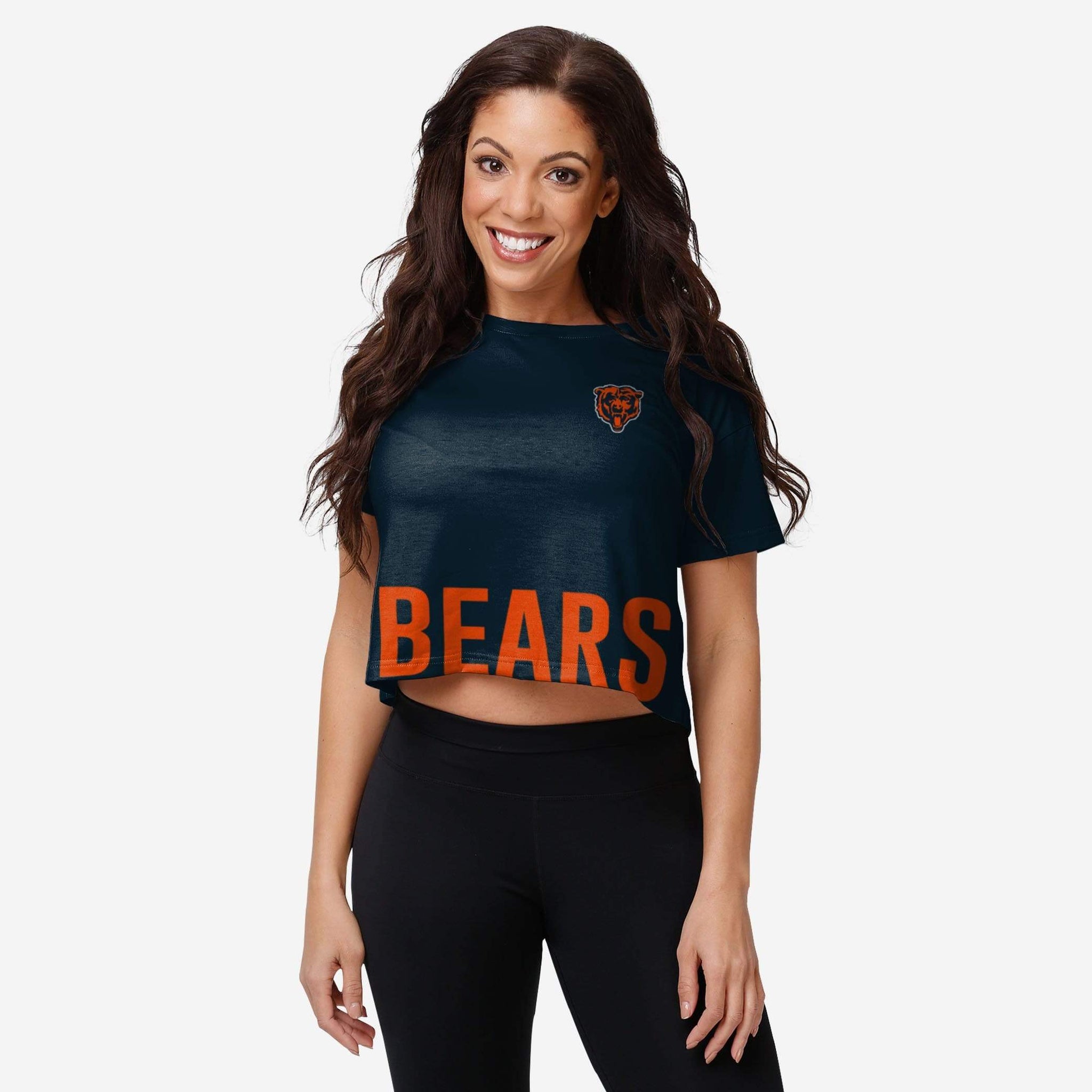 Chicago Bears NFL Womens Bottom Line Crop Top