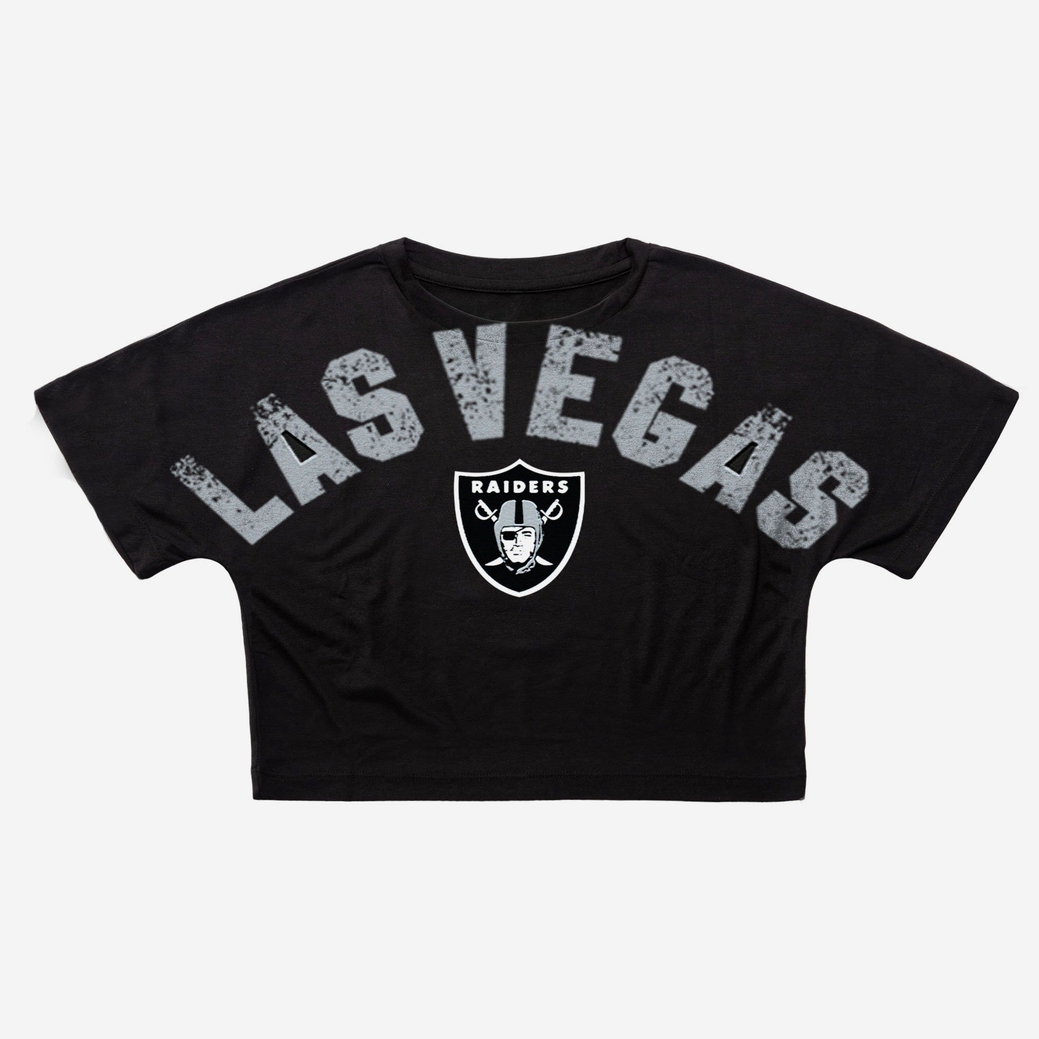 FOCO Las Vegas Raiders NFL Womens Cold Shoulder T-Shirt
