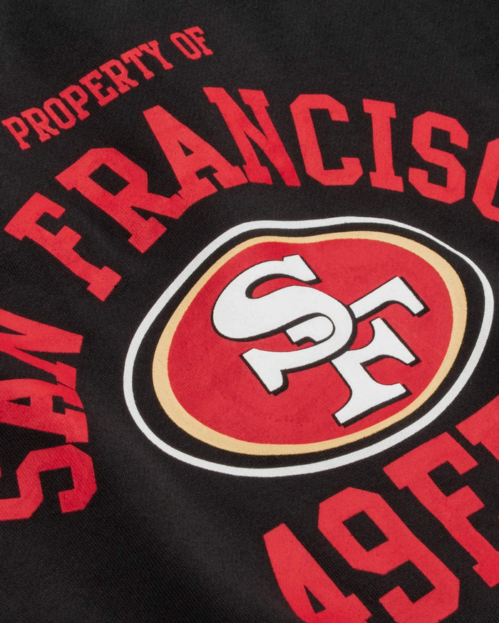 San Francisco 49ers Womens Cropped Team Crewneck FOCO - FOCO.com